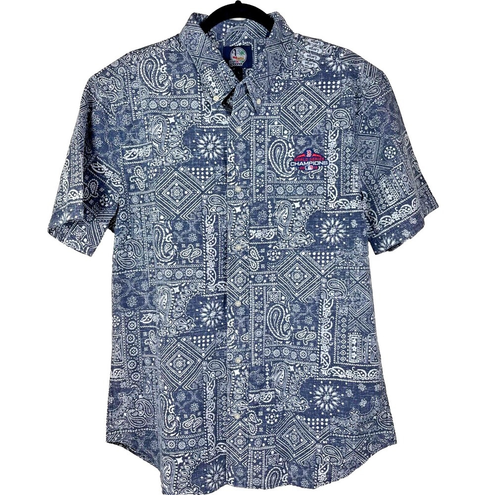 Reyn Spooner‎ Boston Red Sox 2018 World Series Champions Blue Aloha Bandana NEW